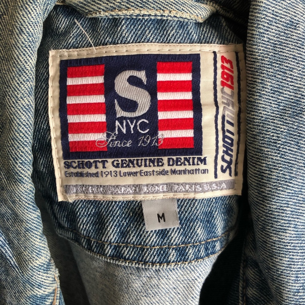SCHOTT DENIM JACKET RARE